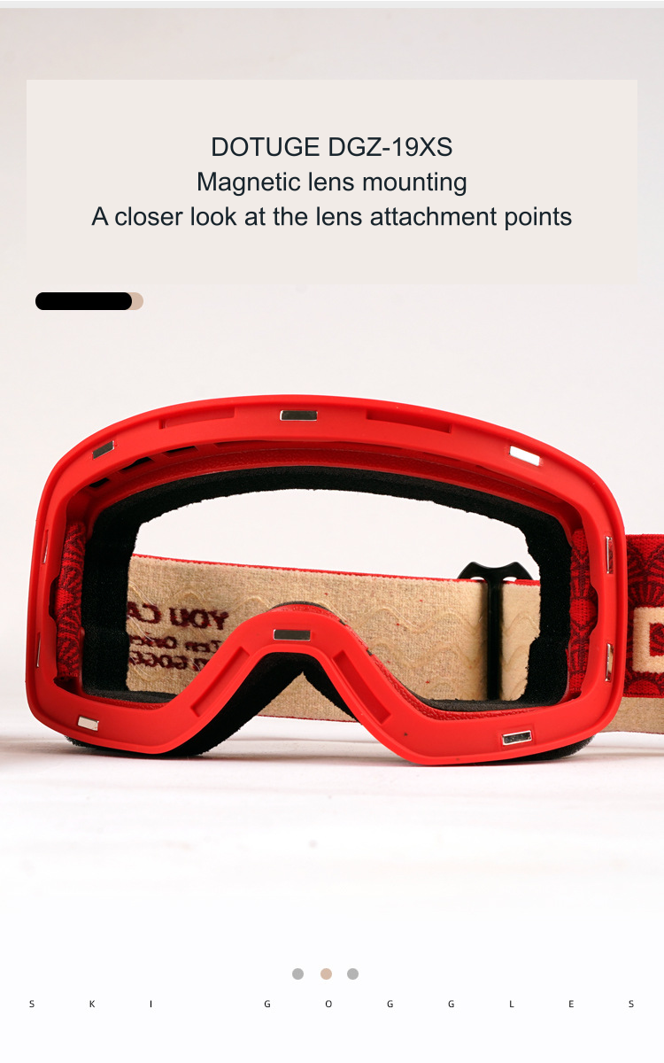 Peak Magnetic-Lens Ski Goggles
