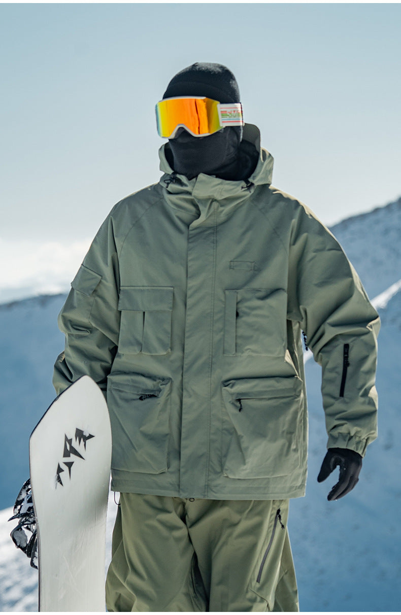 Powder Multi-Pocket Baggy Snow Jacket detail view 14