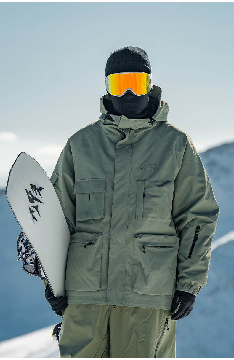 Powder Multi-Pocket Baggy Snow Jacket detail view 16