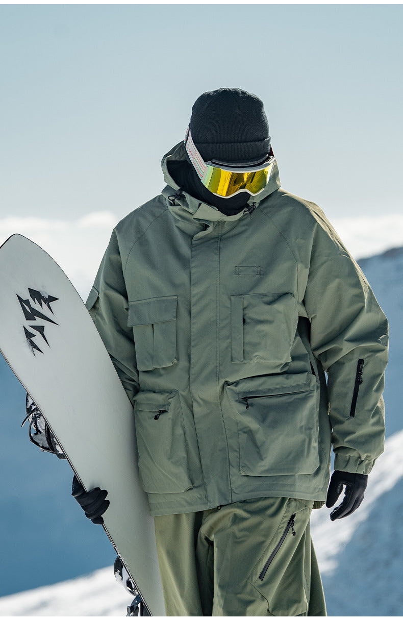 Powder Multi-Pocket Baggy Snow Jacket detail view 18