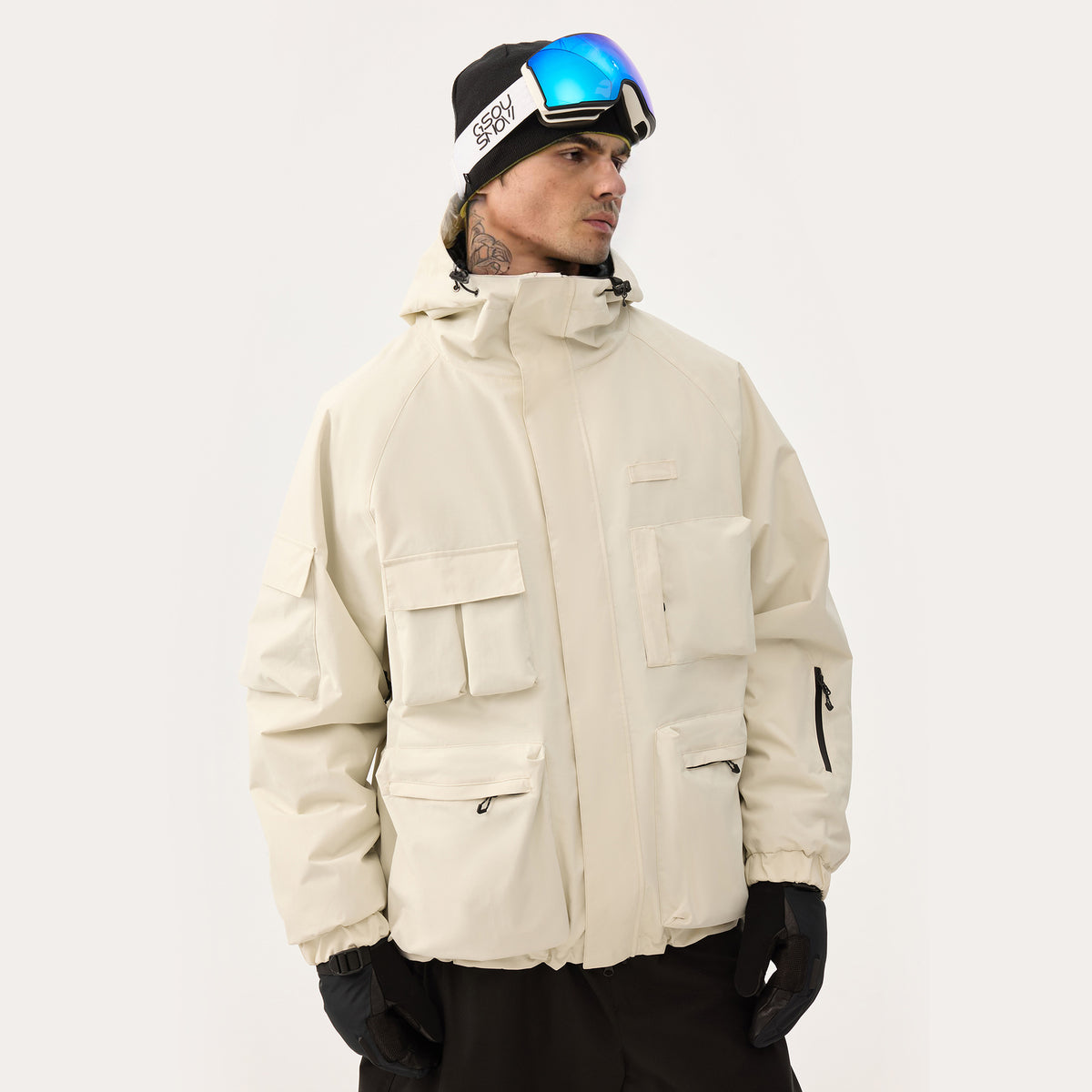 Powder Multi-Pocket Baggy Snow Jacket product view 1