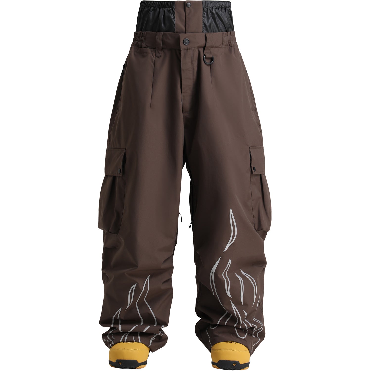 Reflective Baggy Snow Pants