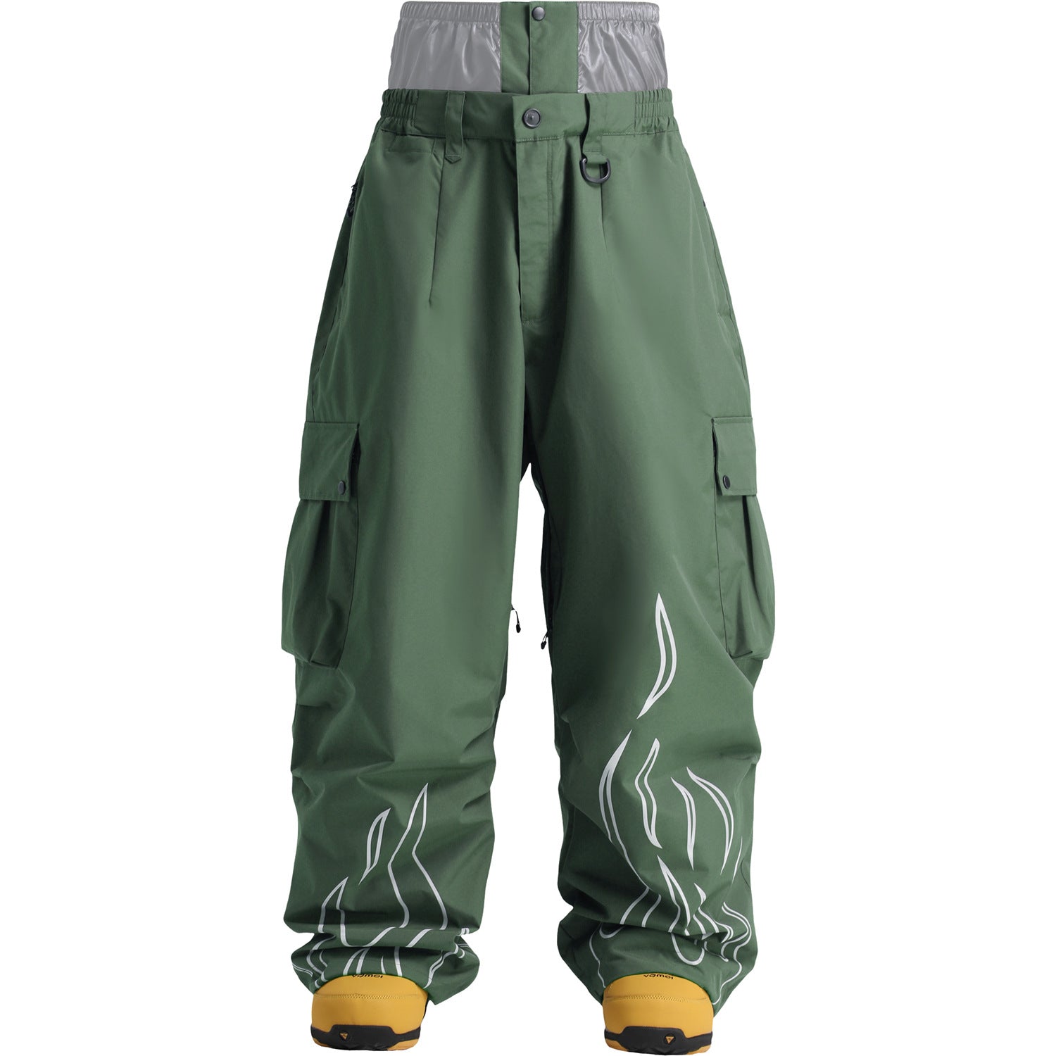 Reflective Baggy Snow Pants