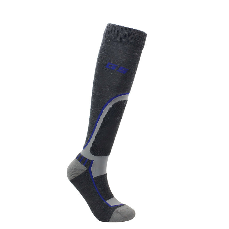Ridge Insulated Ski Socks — Dark Gray front color image