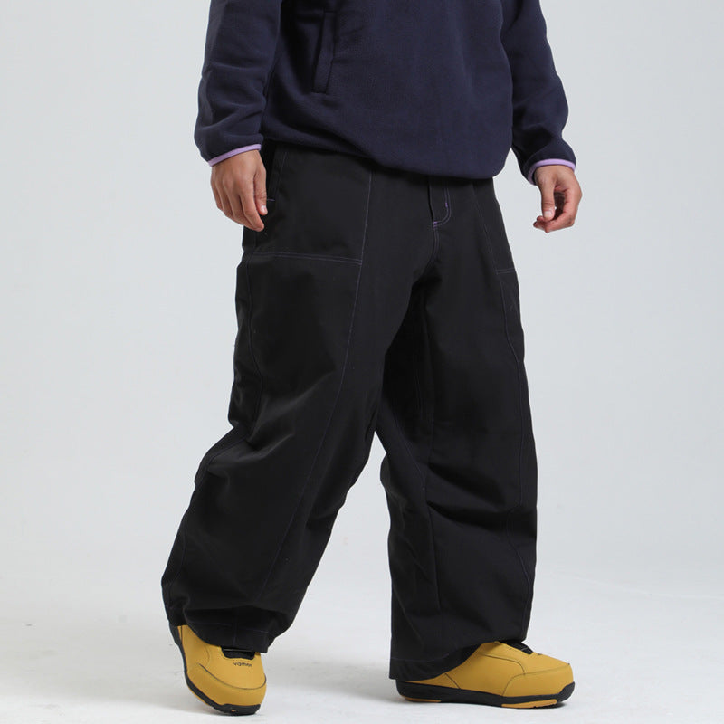 Ridge Relaxed Wide-Leg Snow Pants