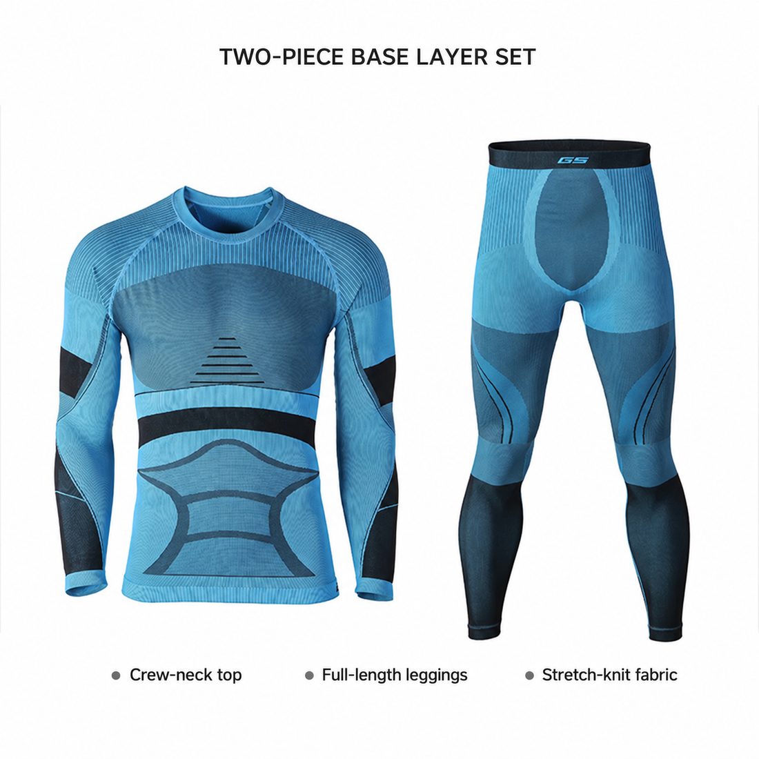 Ridge Stretch Base Layer Set — Men — Construction & feature guide