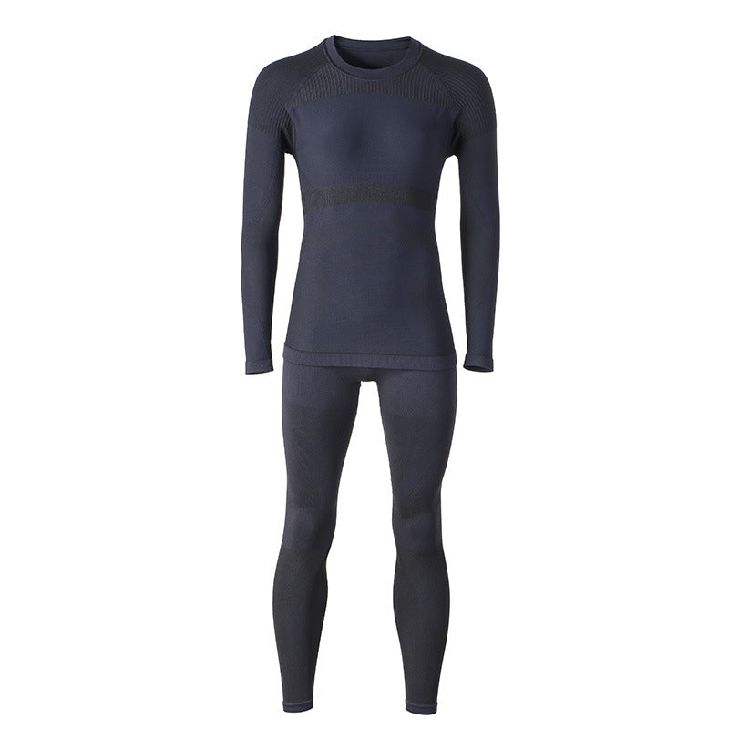 Ridge Stretch Base Layer Set — Women — Black Gray front color image