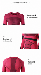 Ridge Stretch Base Layer Set — Women — Knit construction