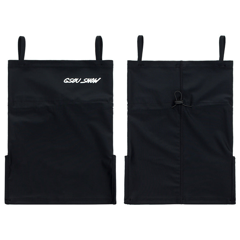 Summit Pullover Snow Face Cover — Black front color image