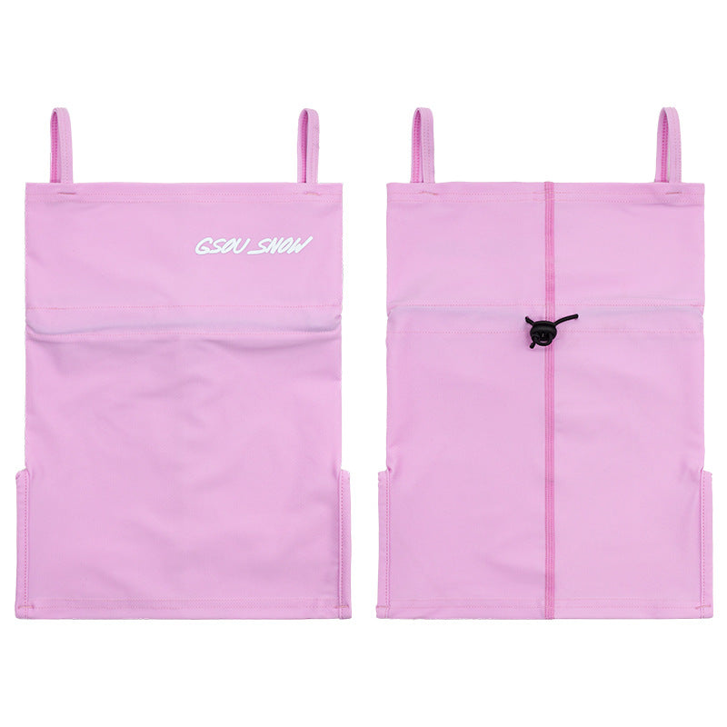 Summit Pullover Snow Face Cover — Pink front color image