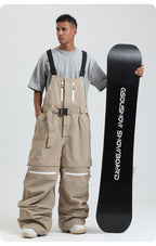 Switchback Zip-Off Snow Bibs — detail view 7