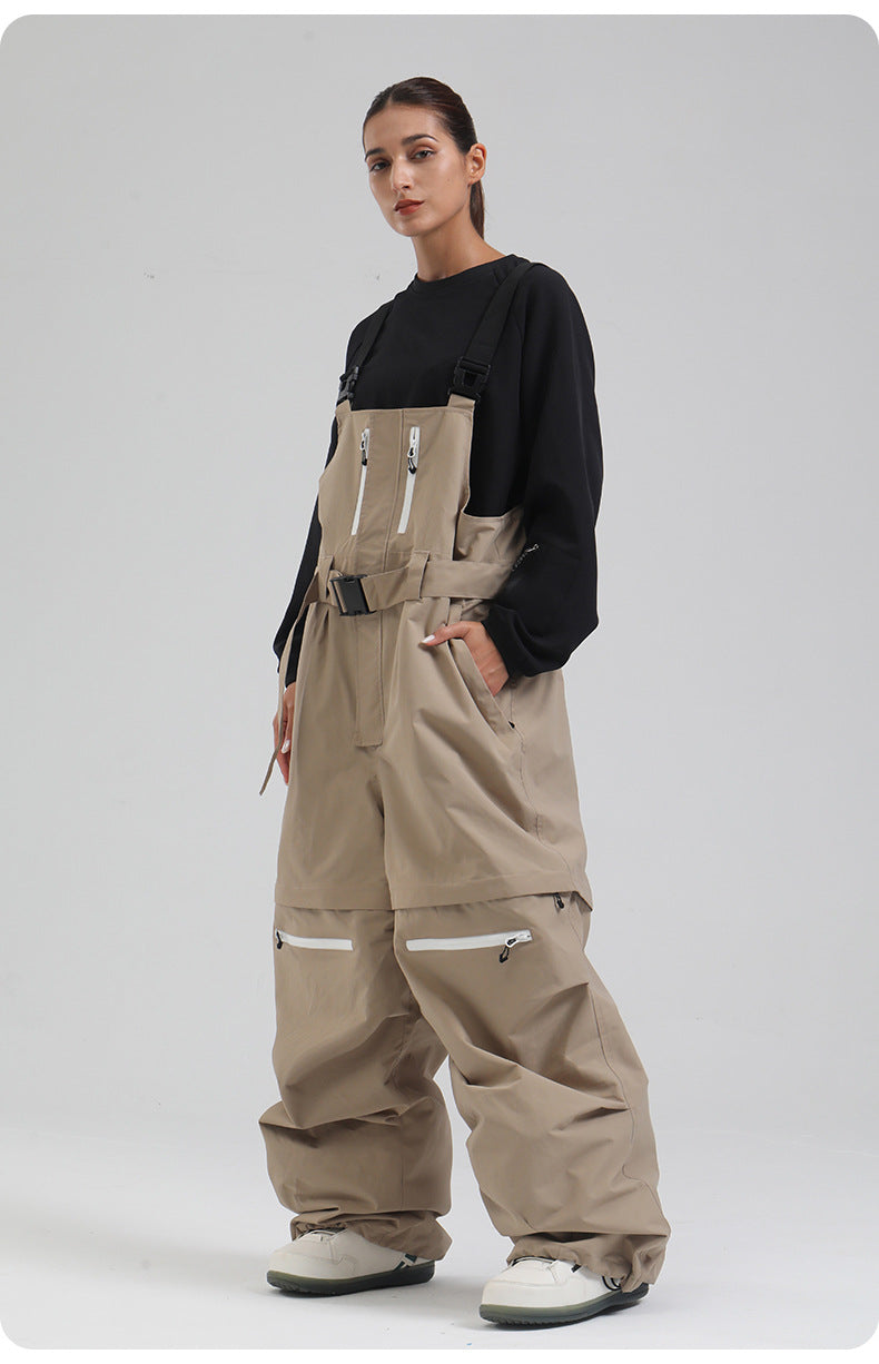 Switchback Zip-Off Snow Bibs — detail view 8