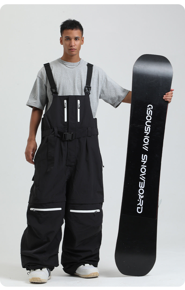 Switchback Zip-Off Snow Bibs — detail view 9