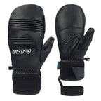 Timber Leather Insulated Snow Mittens
