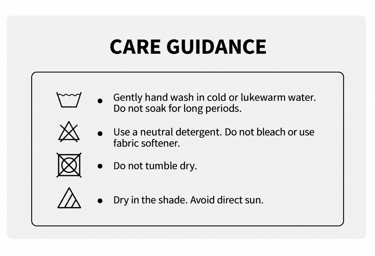 Trail Wide-Leg Snow Bib — care guidance